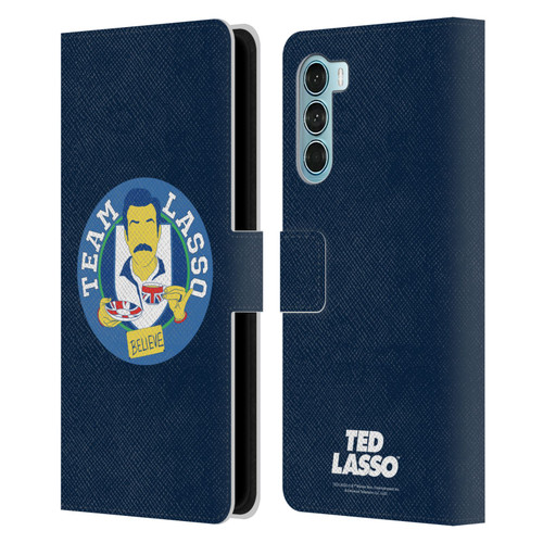 Ted Lasso Season 1 Graphics Team Lasso Leather Book Wallet Case Cover For Motorola Edge S30 / Moto G200 5G