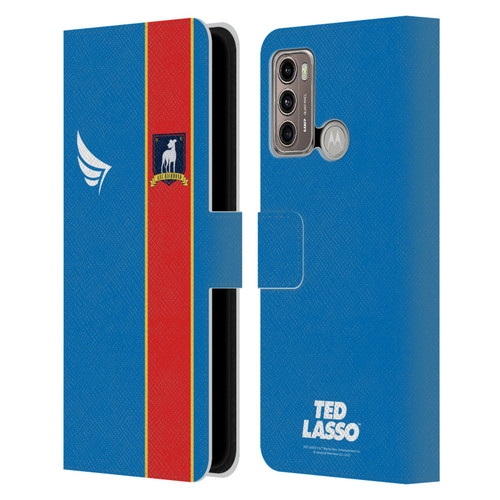 Ted Lasso Season 1 Graphics Jersey Leather Book Wallet Case Cover For Motorola Moto G60 / Moto G40 Fusion