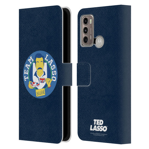 Ted Lasso Season 1 Graphics Team Lasso Leather Book Wallet Case Cover For Motorola Moto G60 / Moto G40 Fusion