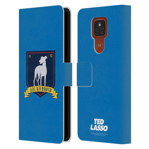 Ted Lasso Season 1 Graphics A.F.C Richmond Leather Book Wallet Case Cover For Motorola Moto E7 Plus