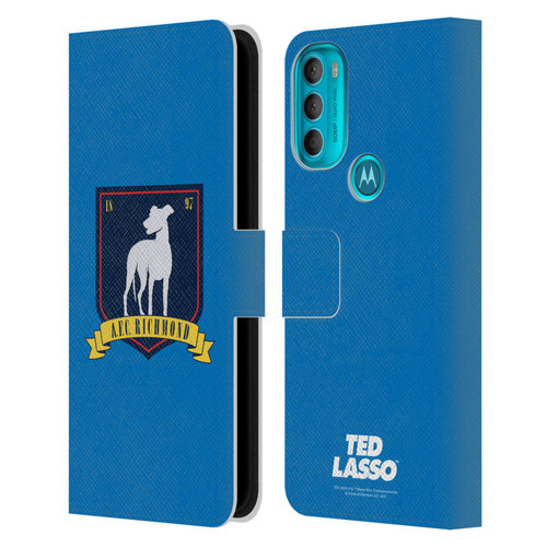 Ted Lasso Season 1 Graphics A.F.C Richmond Leather Book Wallet Case Cover For Motorola Moto G71 5G