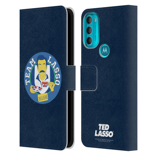 Ted Lasso Season 1 Graphics Team Lasso Leather Book Wallet Case Cover For Motorola Moto G71 5G