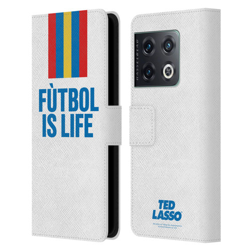 Ted Lasso Season 1 Graphics Futbol Is Life Leather Book Wallet Case Cover For OnePlus 10 Pro