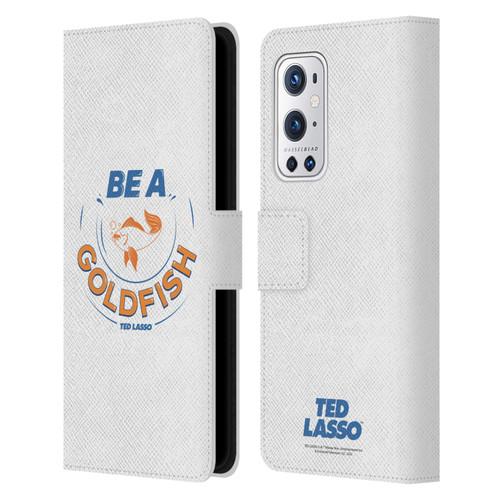 Ted Lasso Season 1 Graphics Be A Goldfish Leather Book Wallet Case Cover For OnePlus 9 Pro