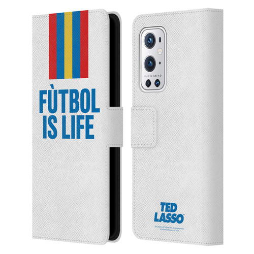 Ted Lasso Season 1 Graphics Futbol Is Life Leather Book Wallet Case Cover For OnePlus 9 Pro