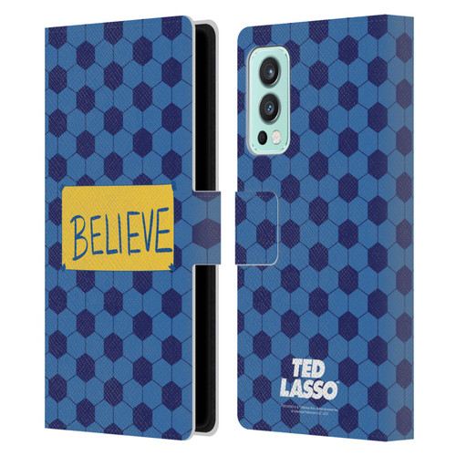 Ted Lasso Season 1 Graphics Believe Leather Book Wallet Case Cover For OnePlus Nord 2 5G