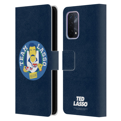 Ted Lasso Season 1 Graphics Team Lasso Leather Book Wallet Case Cover For OPPO A54 5G