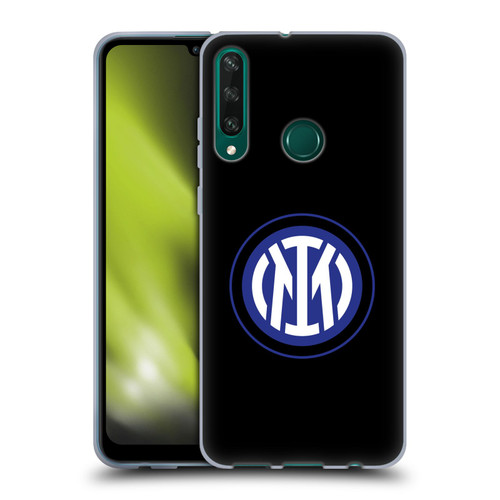 Fc Internazionale Milano Badge Logo On Black Soft Gel Case for Huawei Y6p