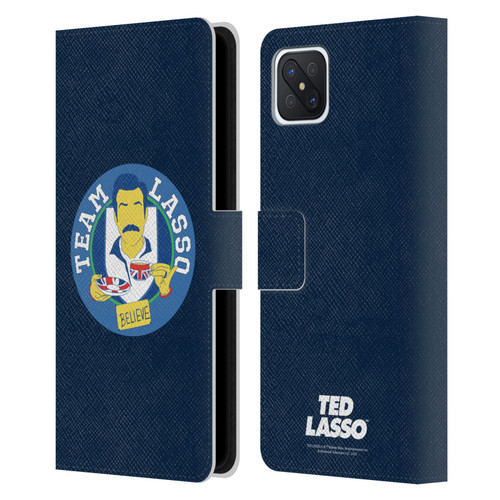 Ted Lasso Season 1 Graphics Team Lasso Leather Book Wallet Case Cover For OPPO Reno4 Z 5G