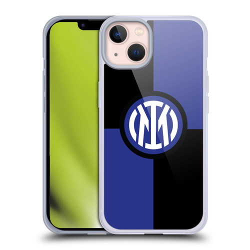 Fc Internazionale Milano Badge Flag Soft Gel Case for Apple iPhone 13