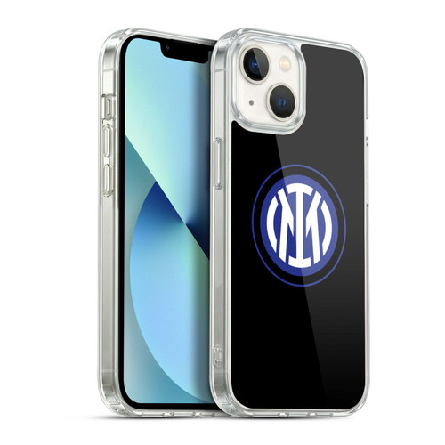 Fc Internazionale Milano Badge Logo On Black Soft Gel Case for Apple iPhone 13