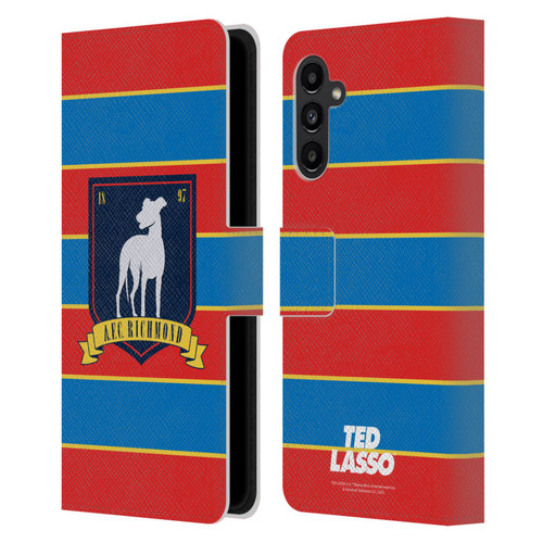 Ted Lasso Season 1 Graphics A.F.C Richmond Stripes Leather Book Wallet Case Cover For Samsung Galaxy A13 5G (2021)