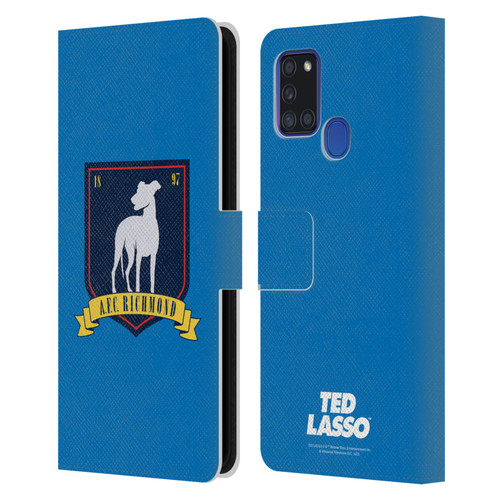 Ted Lasso Season 1 Graphics A.F.C Richmond Leather Book Wallet Case Cover For Samsung Galaxy A21s (2020)