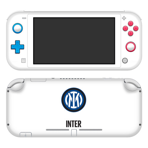 Fc Internazionale Milano Badge Logo On White Vinyl Sticker Skin Decal Cover for Nintendo Switch Lite