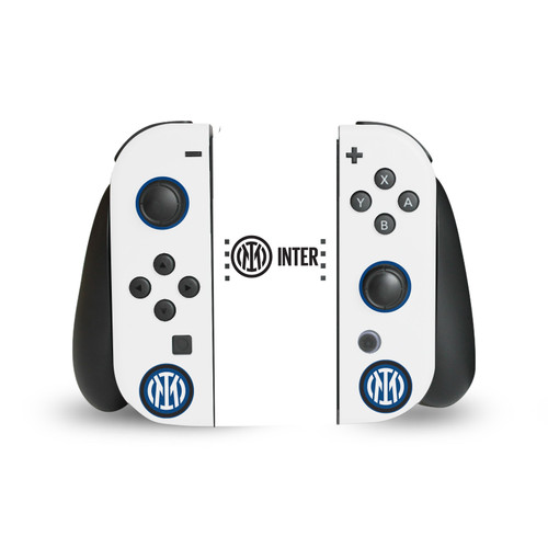 Fc Internazionale Milano Badge Logo On White Vinyl Sticker Skin Decal Cover for Nintendo Switch Joy Controller