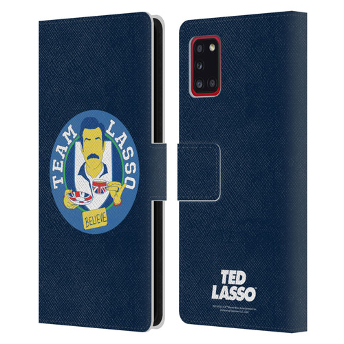 Ted Lasso Season 1 Graphics Team Lasso Leather Book Wallet Case Cover For Samsung Galaxy A31 (2020)