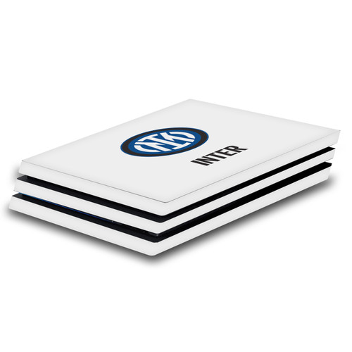 Fc Internazionale Milano Badge Logo On White Vinyl Sticker Skin Decal Cover for Sony PS4 Pro Console