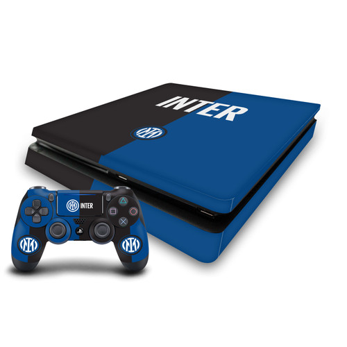 Fc Internazionale Milano Badge Inter Milano Logo Vinyl Sticker Skin Decal Cover for Sony PS4 Slim Console & Controller