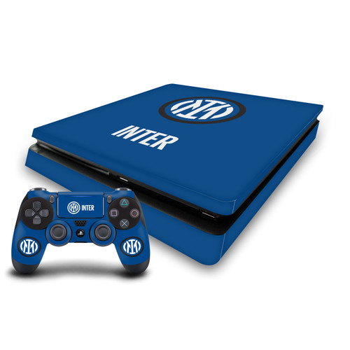 Fc Internazionale Milano Badge Logo Vinyl Sticker Skin Decal Cover for Sony PS4 Slim Console & Controller