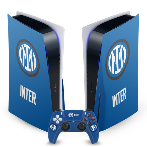 Fc Internazionale Milano Badge Logo Vinyl Sticker Skin Decal Cover for Sony PS5 Disc Edition Bundle