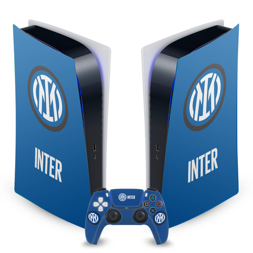 Fc Internazionale Milano Badge Logo Vinyl Sticker Skin Decal Cover for Sony PS5 Digital Edition Bundle
