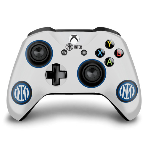 Fc Internazionale Milano Badge Logo On White Vinyl Sticker Skin Decal Cover for Microsoft Xbox One S / X Controller