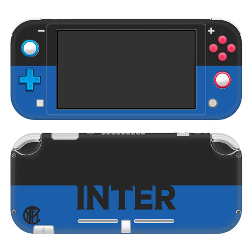 Fc Internazionale Milano Full Logo Blue and Black Vinyl Sticker Skin Decal Cover for Nintendo Switch Lite