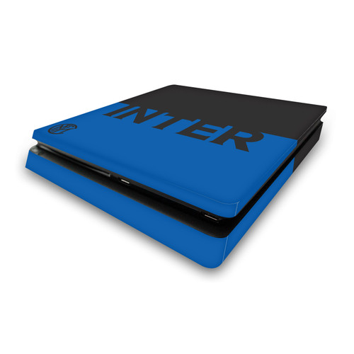 Fc Internazionale Milano Full Logo Blue and Black Vinyl Sticker Skin Decal Cover for Sony PS4 Slim Console