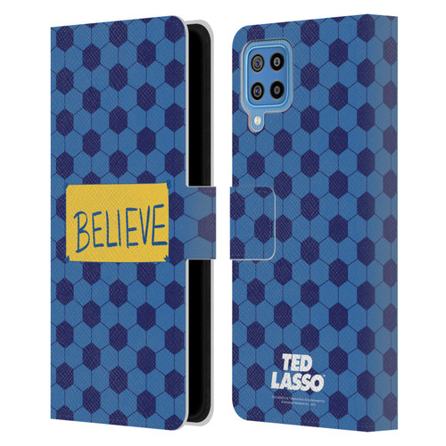 Ted Lasso Season 1 Graphics Believe Leather Book Wallet Case Cover For Samsung Galaxy F22 (2021)