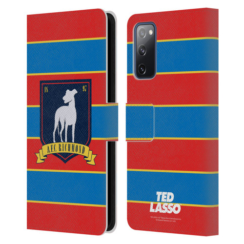 Ted Lasso Season 1 Graphics A.F.C Richmond Stripes Leather Book Wallet Case Cover For Samsung Galaxy S20 FE / 5G