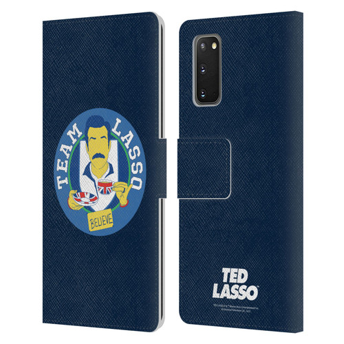 Ted Lasso Season 1 Graphics Team Lasso Leather Book Wallet Case Cover For Samsung Galaxy S20 / S20 5G