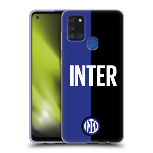 Fc Internazionale Milano Badge Inter Milano Logo Soft Gel Case for Samsung Galaxy A21s (2020)