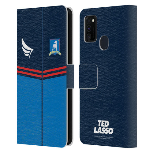 Ted Lasso Season 1 Graphics Jacket Leather Book Wallet Case Cover For Samsung Galaxy M30s (2019)/M21 (2020)