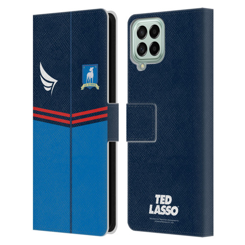 Ted Lasso Season 1 Graphics Jacket Leather Book Wallet Case Cover For Samsung Galaxy M53 (2022)