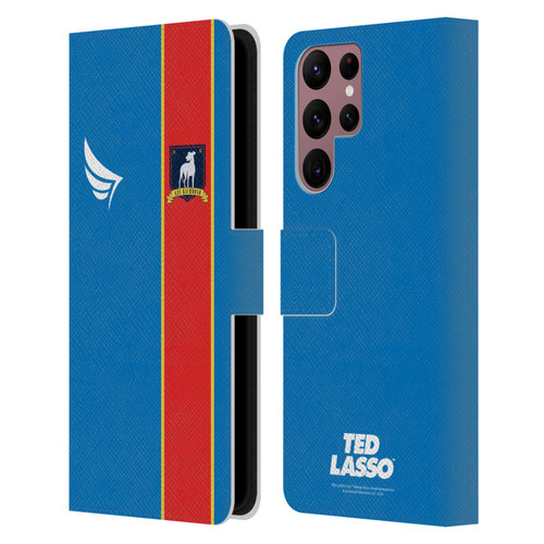 Ted Lasso Season 1 Graphics Jersey Leather Book Wallet Case Cover For Samsung Galaxy S22 Ultra 5G