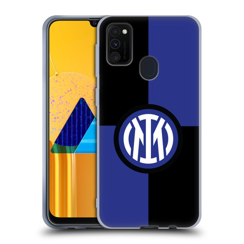Fc Internazionale Milano Badge Flag Soft Gel Case for Samsung Galaxy M30s (2019)/M21 (2020)