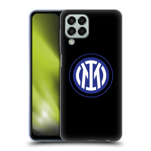 Fc Internazionale Milano Badge Logo On Black Soft Gel Case for Samsung Galaxy M33 (2022)