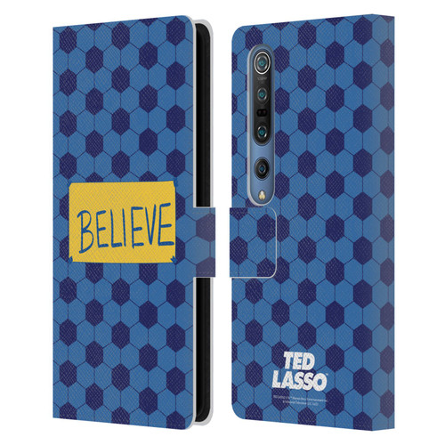 Ted Lasso Season 1 Graphics Believe Leather Book Wallet Case Cover For Xiaomi Mi 10 5G / Mi 10 Pro 5G