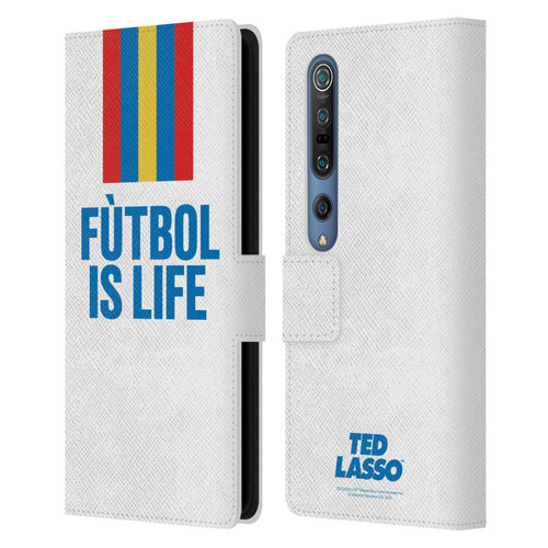 Ted Lasso Season 1 Graphics Futbol Is Life Leather Book Wallet Case Cover For Xiaomi Mi 10 5G / Mi 10 Pro 5G
