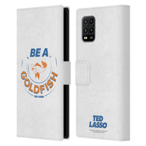 Ted Lasso Season 1 Graphics Be A Goldfish Leather Book Wallet Case Cover For Xiaomi Mi 10 Lite 5G