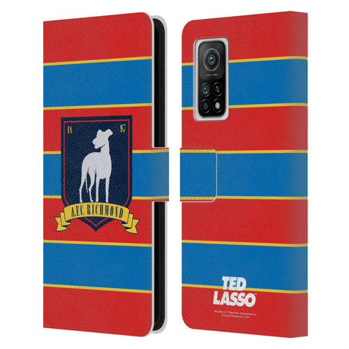 Ted Lasso Season 1 Graphics A.F.C Richmond Stripes Leather Book Wallet Case Cover For Xiaomi Mi 10T 5G