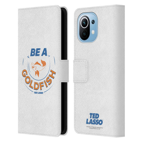 Ted Lasso Season 1 Graphics Be A Goldfish Leather Book Wallet Case Cover For Xiaomi Mi 11