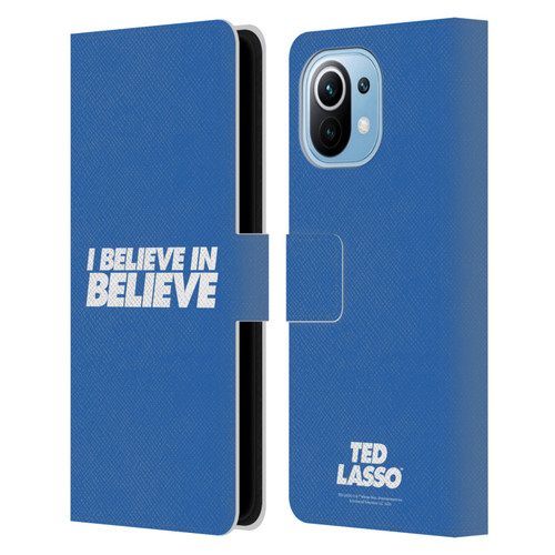 Ted Lasso Season 1 Graphics I Believe In Believe Leather Book Wallet Case Cover For Xiaomi Mi 11
