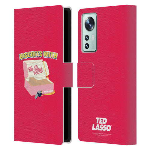 Ted Lasso Season 1 Graphics Biscuits With The Boss Leather Book Wallet Case Cover For Xiaomi 12