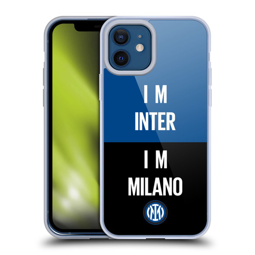 Fc Internazionale Milano Logo Inter Milano Soft Gel Case for Apple iPhone 12 / iPhone 12 Pro