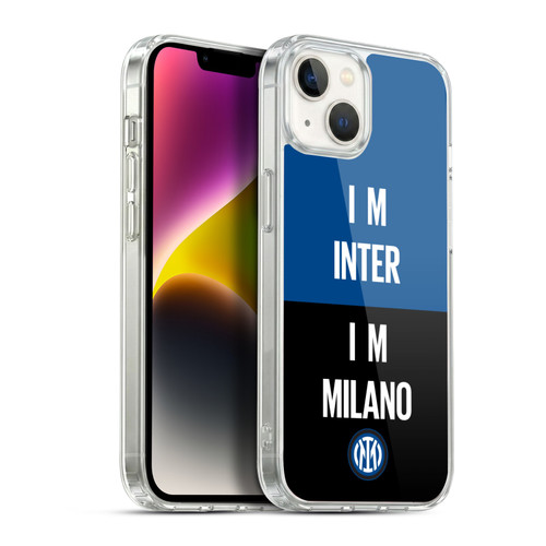 Fc Internazionale Milano Logo Inter Milano Soft Gel Case for Apple iPhone 14 Plus & MagSafe