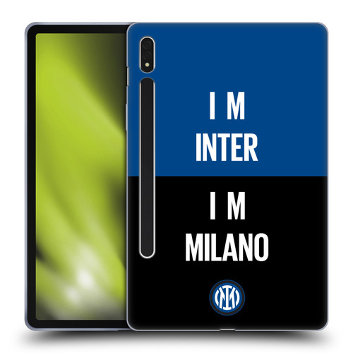 Fc Internazionale Milano Logo Inter Milano Soft Gel Case for Samsung Galaxy Tab S8