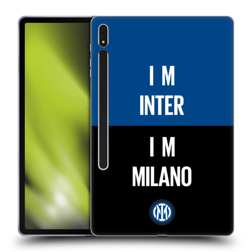 Fc Internazionale Milano Logo Inter Milano Soft Gel Case for Samsung Galaxy Tab S8 Plus