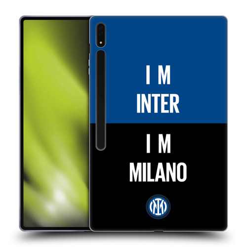 Fc Internazionale Milano Logo Inter Milano Soft Gel Case for Samsung Galaxy Tab S8 Ultra