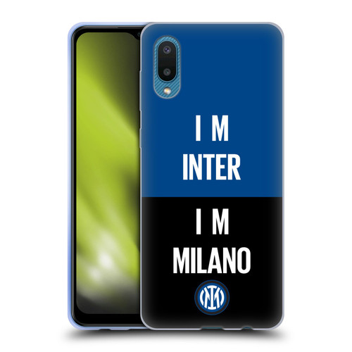 Fc Internazionale Milano Logo Inter Milano Soft Gel Case for Samsung Galaxy A02/M02 (2021)